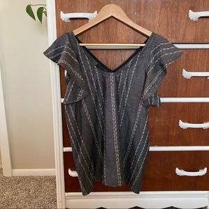 Hatch Flutter Sleeve tank, size 0 (petite), fits s/m